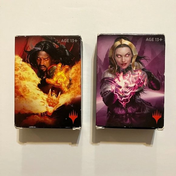 Magic The Gathering 2018 Welcome Starter Decks Black Red Mage - Picture 1 of 4